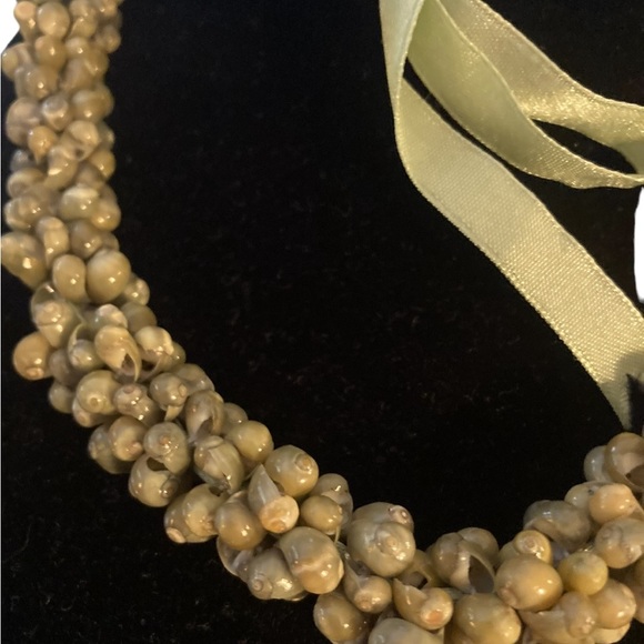 Hawaiian Mongo Shell Lei Necklace - Picture 2 of 4